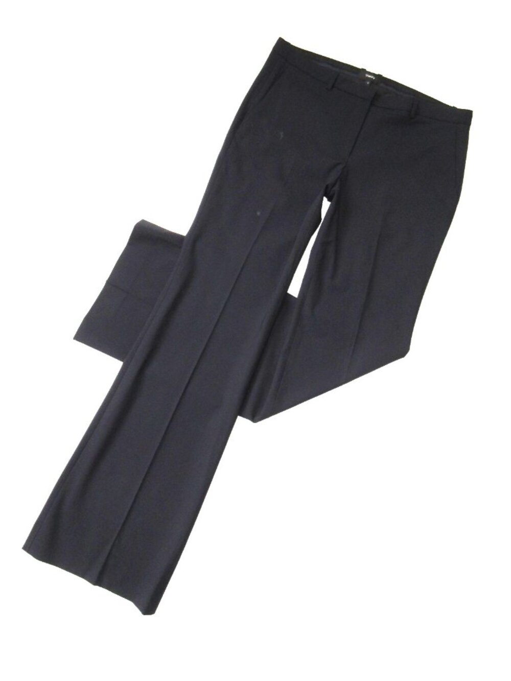 NWT THEORY Demitria in Deep Navy Classic Suit Wool Trouser Pants 6 x 35 - Picture 4 of 8
